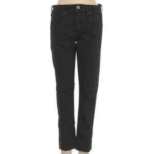Ann Taylor LOFT Black Modern Skinny Jean Altered & Lightly Distressed